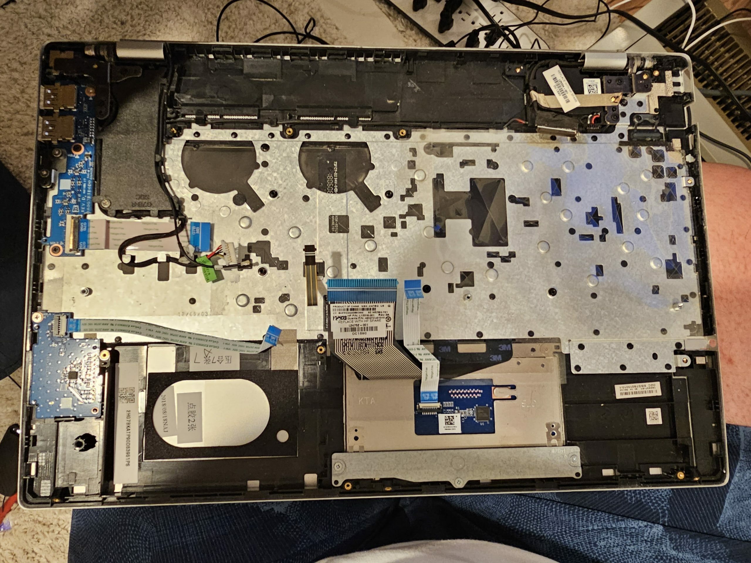 15-cs0059nr - after motherboard removal