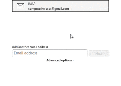 Adding Gmail Account
